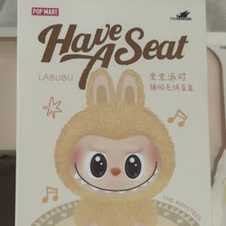 POPMART THE MONSTERS LABUBU HAVE A SEAT AUTHENTIC