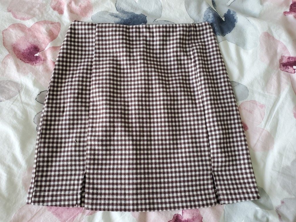 Plaid Mini Skirt