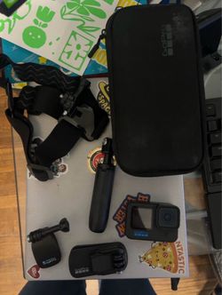 Go pro with accessories