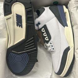 Jordan 3 A Ma Maniere Diffuse Blue Size 11 New