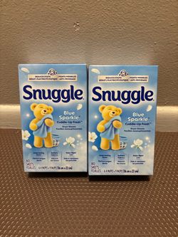 Snuggle Blue Sparkle Dryer Sheets 2-Pack 80 Sheets Each