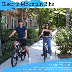 🇺🇸 M111 26” ELECTRIC BIKE  ✨ Brand New • Factory Packaging ⚡ 350W Brushless Motor 🔋 Built-In 36V 10Ah Battery 🚀 Up to 20 MPH 🛣️ Up to 40-Mile PAS