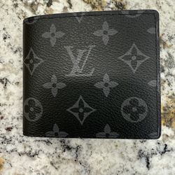 Louis Vuitton Black Flower Wallet