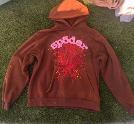Brown original  Sp5der Hoodie *L