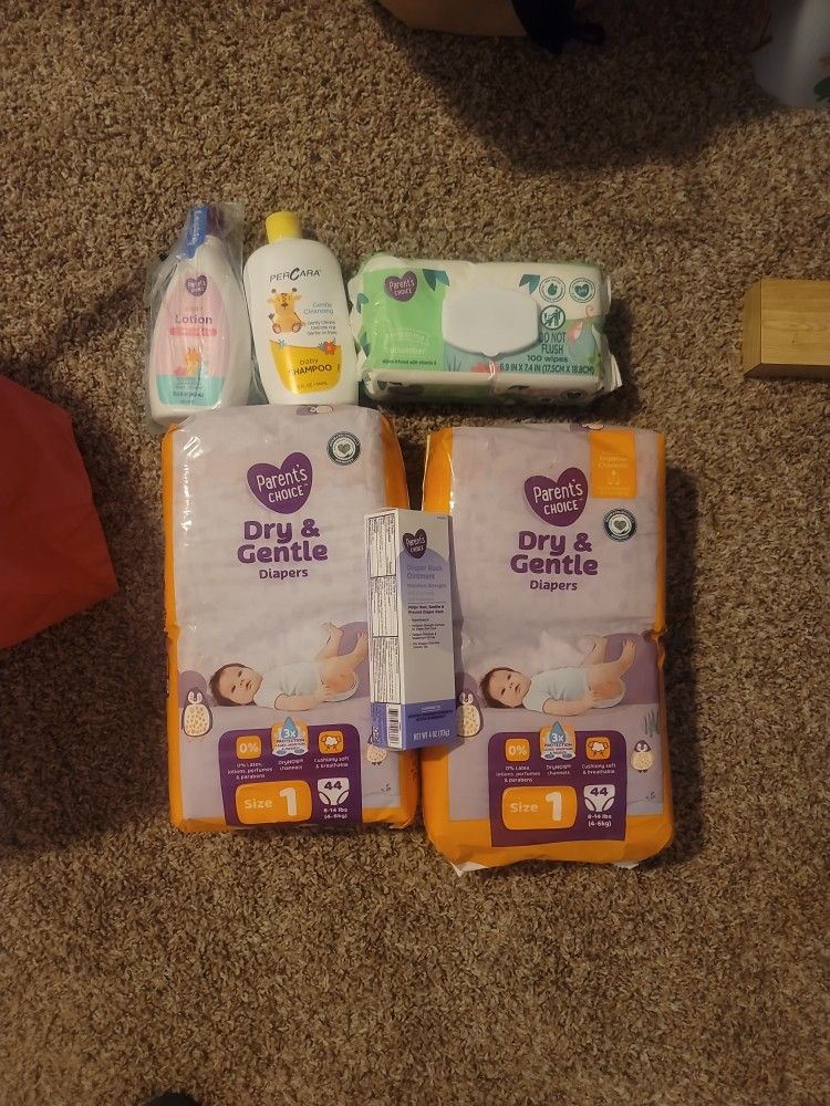 Free Baby Pampers, Wipes, Ointment , Lotion And Shampoo