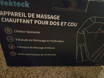 Neck &back massager with heat