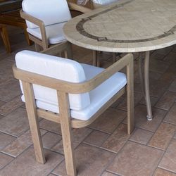 Set of 6 Assembly-Free Dining Chairs – Like New - Table Not Included