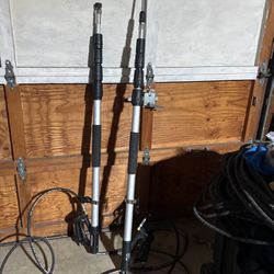 Two Power Washer Telescopic Extension Poles Excellent Condition