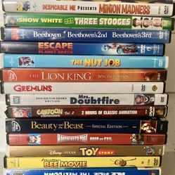 Lot of 16 Various KIDS DVD’s