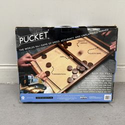 PUCKET Flying Puck Game Frantic Fun Action Buffalo Games LIKE NEW! PICK UP IN CORNELIUS