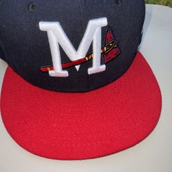 Milwaukee Braves New Era 59Fifty Fitted Hat Cap Size 7 Barely Worn Nice!!