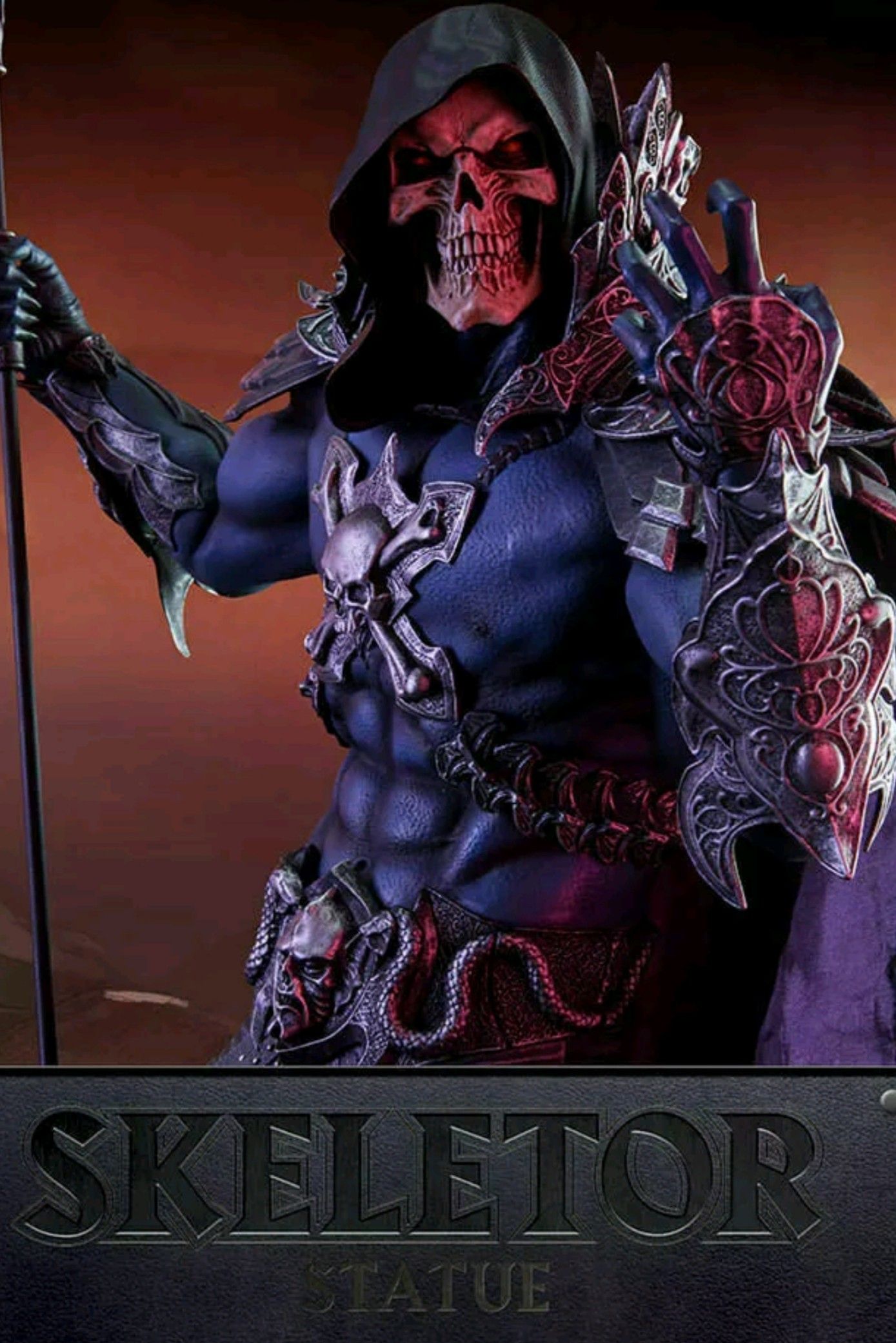 SKELETOR STATUE BY SIDESHOW COLLECTIBLES HE-MAN MASTERS OF THE UNIVERSE