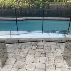 Mirrored Entertainment Stand/ Entryway Table