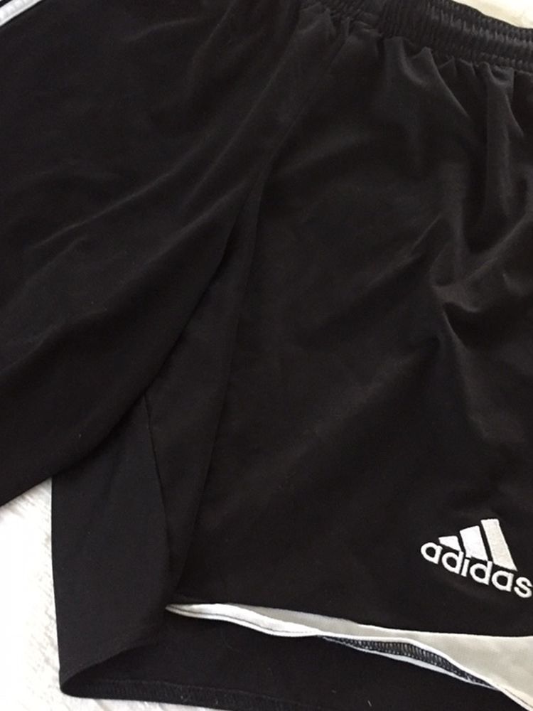 Old school adidas soccer copa shorts (size L)