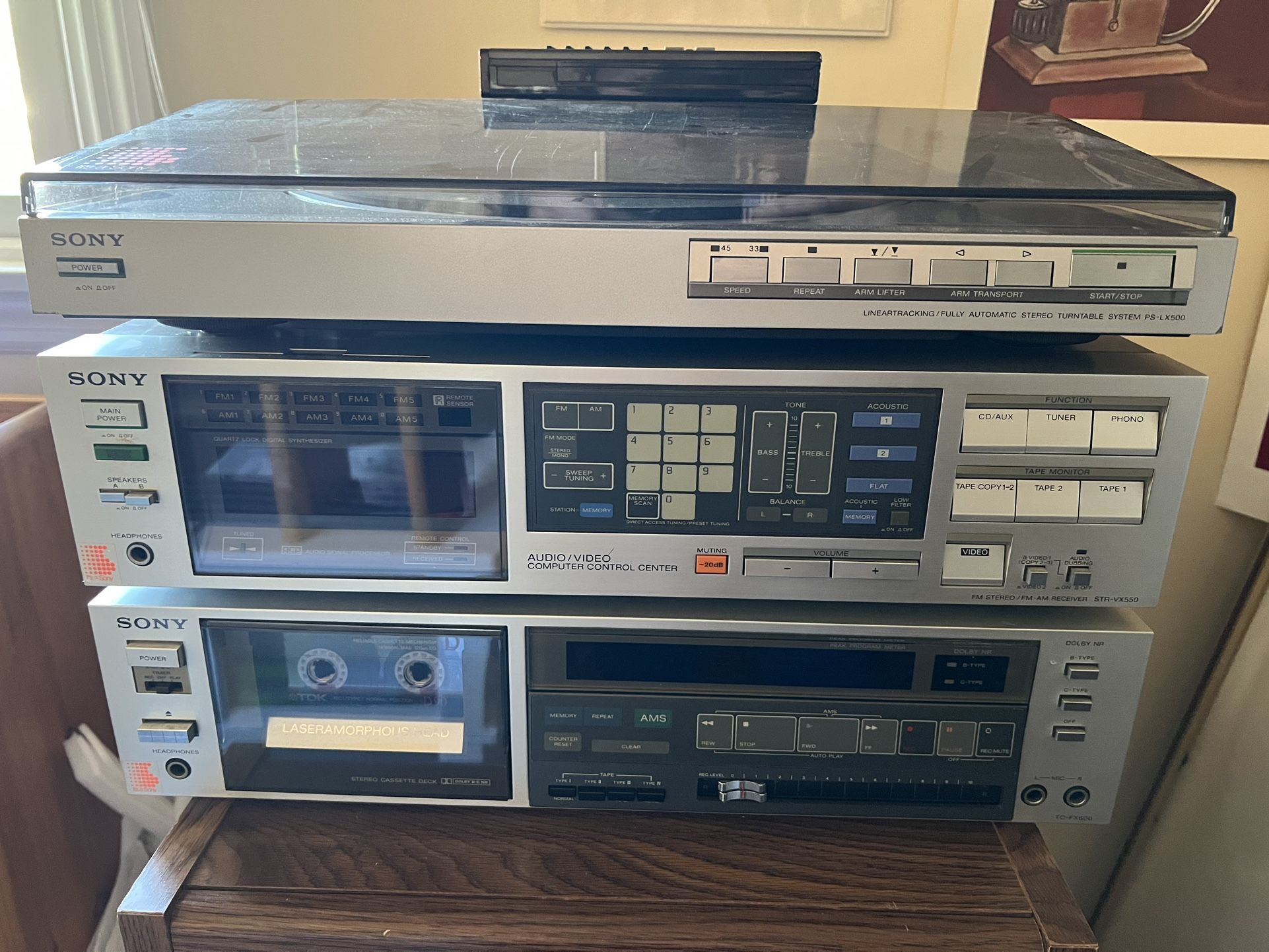Sony Component Stereo System - Vintage 1983