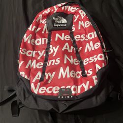 Supreme by any shop means necessary backpack