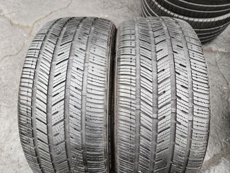 Selling (2) tires 245/45r18 Bridgestone driveguard plus