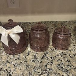 The Pioneer Woman Rose Canister Set