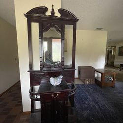 Antique Mahogany Hall Table 