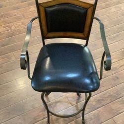 Wrought Iron Bar Stools - Sold as Set of 5