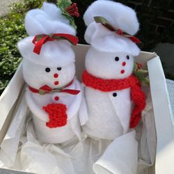 Felt Snow Couple