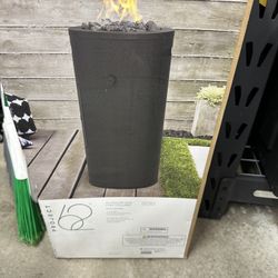Outdoor Gas Fire Column 