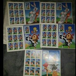 Looney Tunes Stamps Sheets