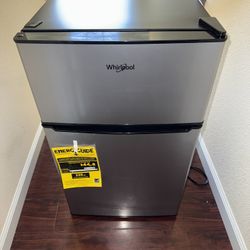 Whirlpool Stainless Steel Mini Refrigerator NEW