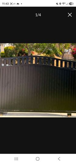 Beautiful Gate, solid Iron, very heavy and high quality. Originally purchased for $9500. Custom solid gate. $1200 
Upgrade your curb appeal with this 