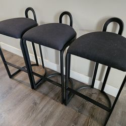 3 Designer  Stools,