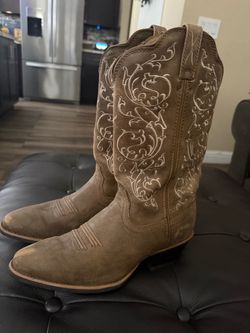 TWISTED X WOMEN'S FANCY STITCHED WESTERN PERFORMANCE BOOTS - ROUND TOE