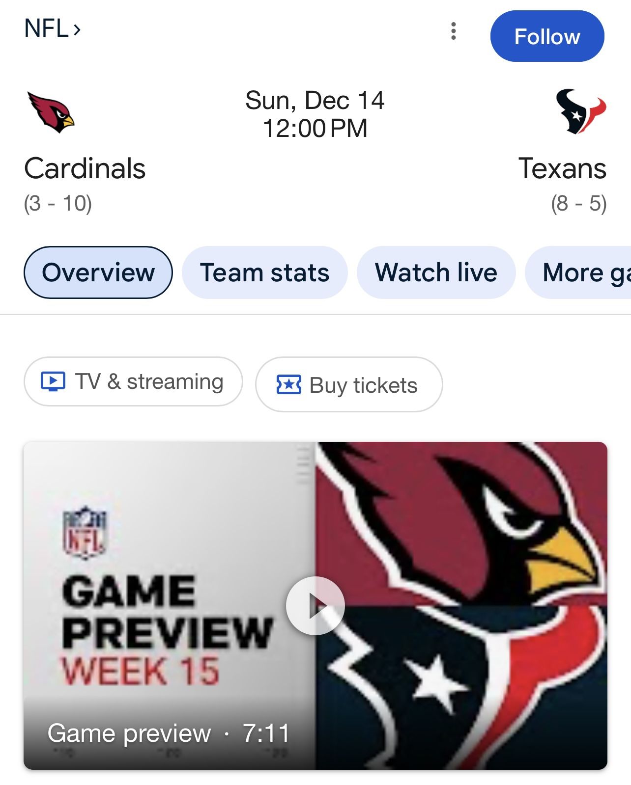2 Tickets For Sundays Game