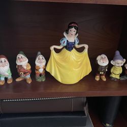 Vintage Porcelain Disney Snow White Set