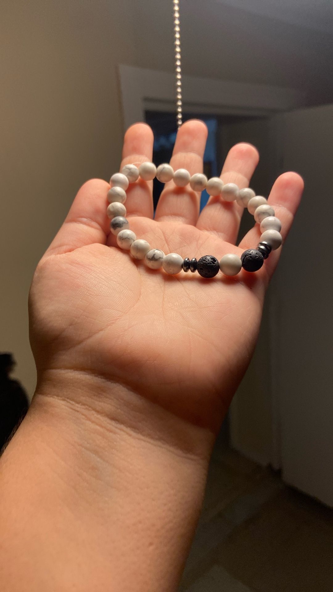 Howlite crystal bracelet