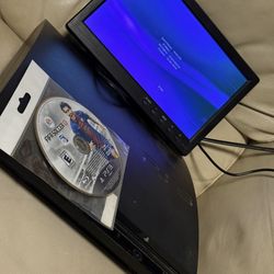PS3 Console With Game , 300gb , Works But Makes A Sound When Reading Disc