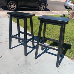 Black Barstools  (2)
