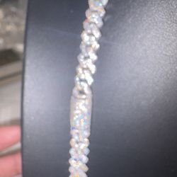 New 8mm 24” Mosaic Lab Grown Diamond Cuban Chain