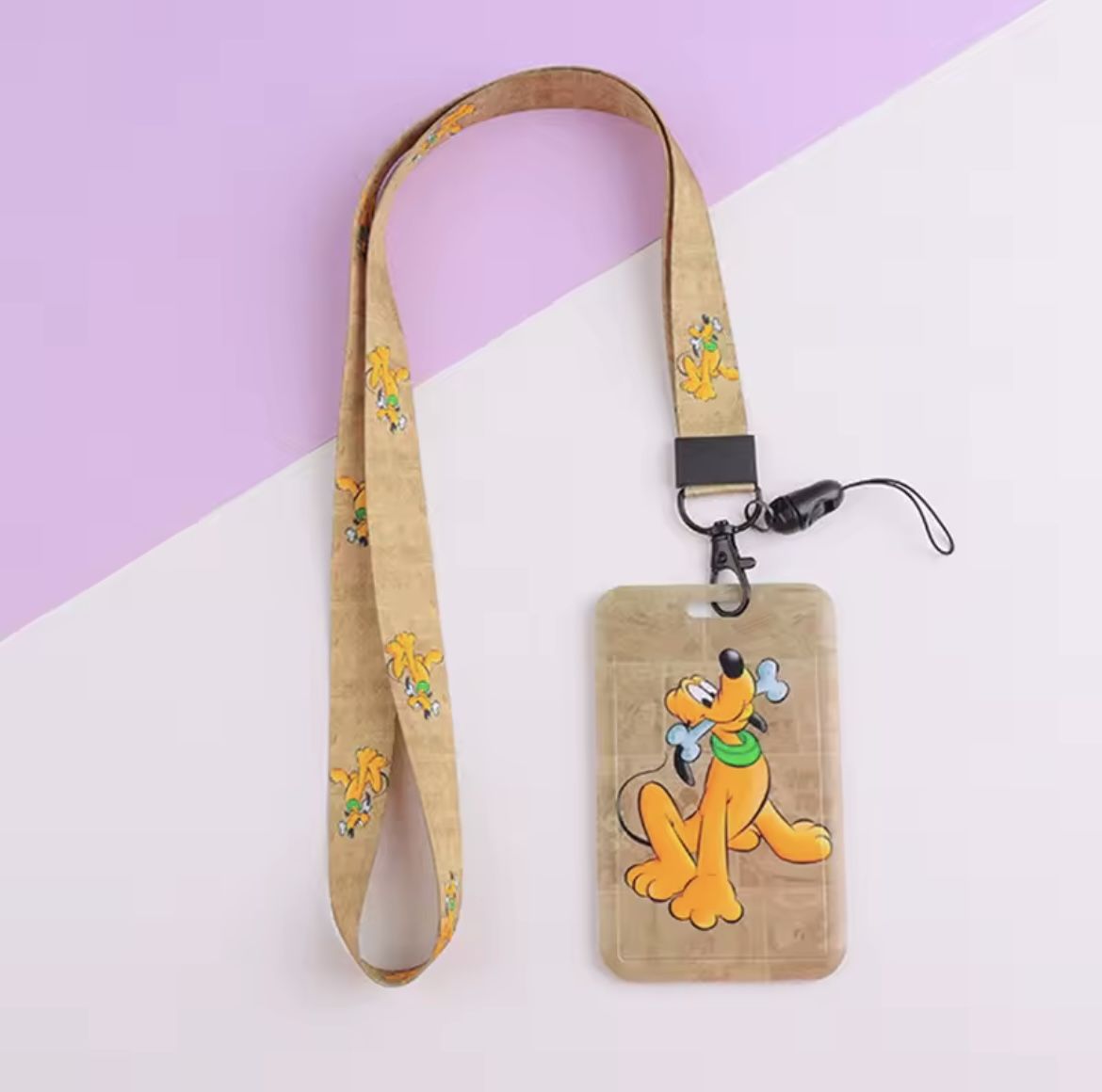 Disney - Pluto - Lanyard Keychain Cardholder USB Holder