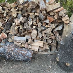 Fire Wood For Sale $20 Wheel Barrow 