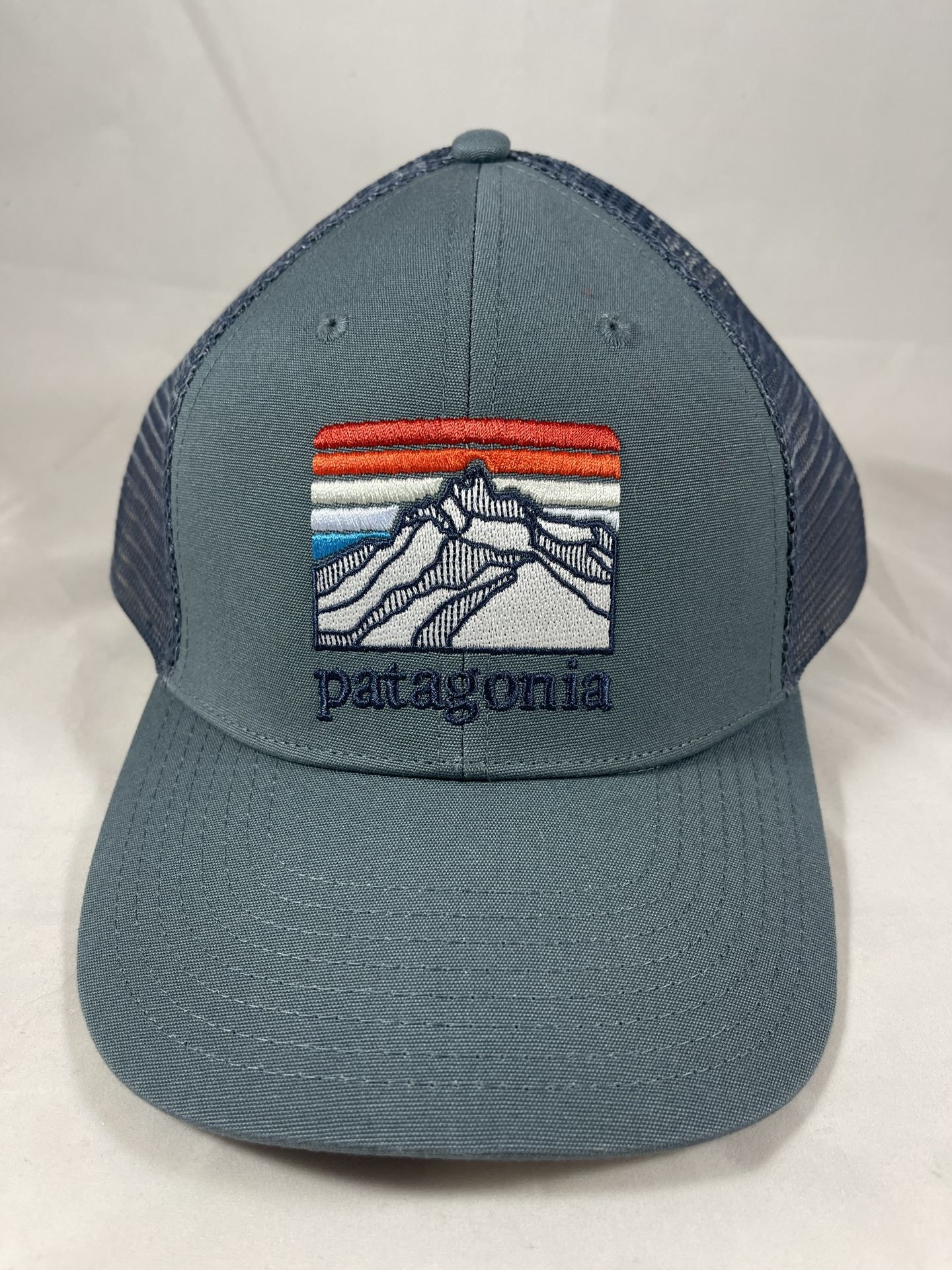 New Men Patagonia Line Logo Ridge Lopro Trucker Hat Cap Headwear Mesh Snapback