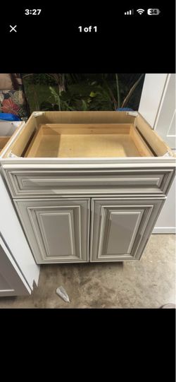 Cream Base Cabinet