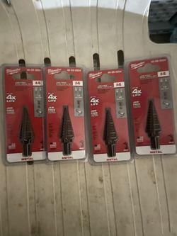Milwaukee Step Drill Bits
