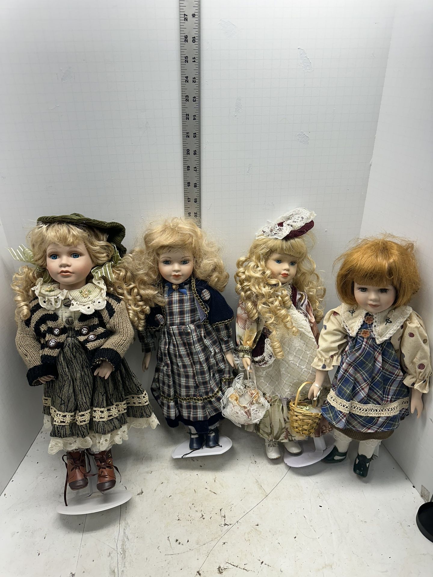 Vintage Porcelain Doll Lot 4 # 16 Inch#W5