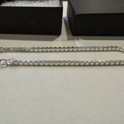STERLING SILVER 925 Box Bracelet