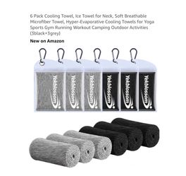 Brand new 6 Pack Cooling Towel, Ice Towel for Neck