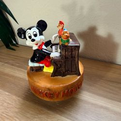 Vintage Disney Mickey Mouse Piano Music Box • Made in Japan • Works
