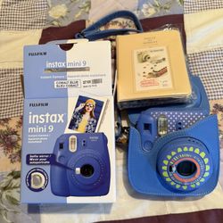 Fujifilm Instax Mini 9 Instant Camera – Cobalt Blue + Accessories