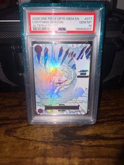 One Piece Lightning Dragon Alternate Art PSA 10