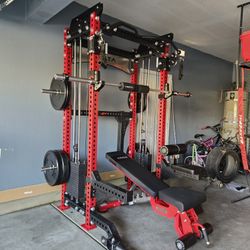 Vesta 2in1 Squat Rack | Functional Trainer | 400lb Weight Stack | Commercial Grade | Pulley |🔴Weights,Bar, & Bench Sold Separately 🔴FREE DELIVERY 🚚