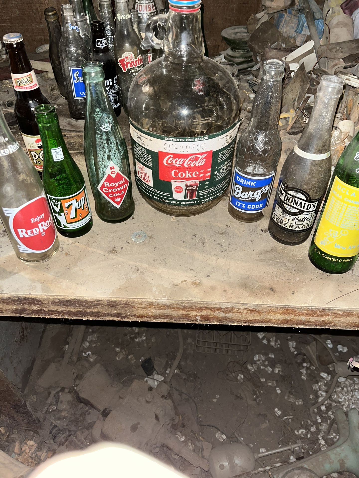 Vintage Soda Bottle Colllection